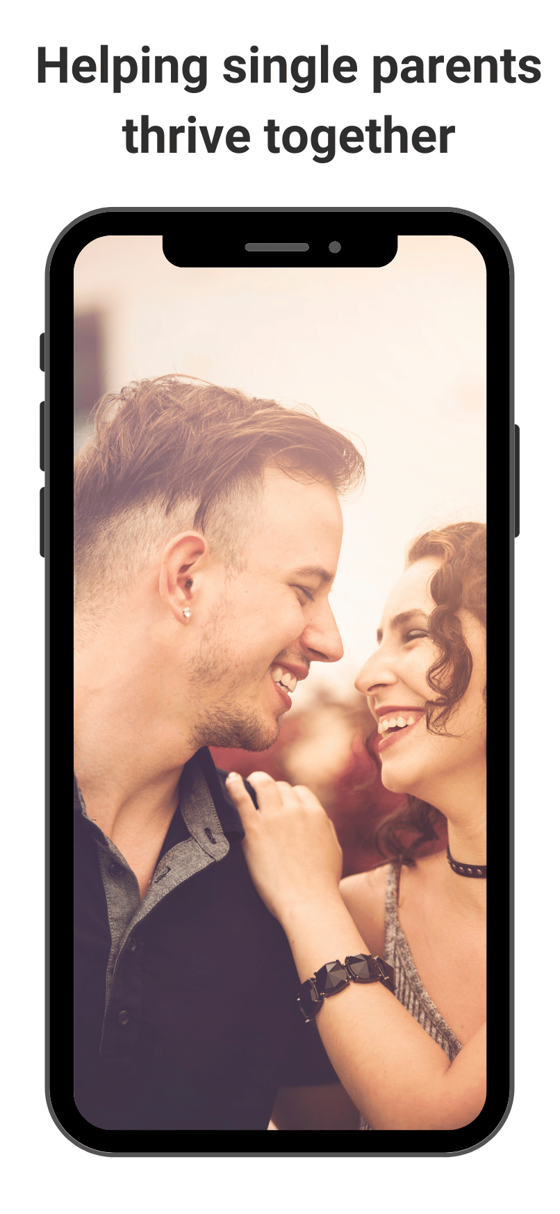 SingleParent.app chat feature for single moms and dads